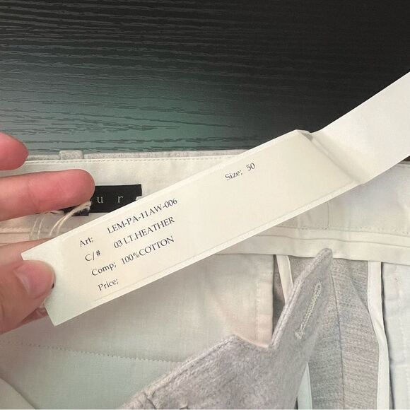 ✨ Lecur Women’s Gray Dress Pants NWT 50 - Picture 9 of 12